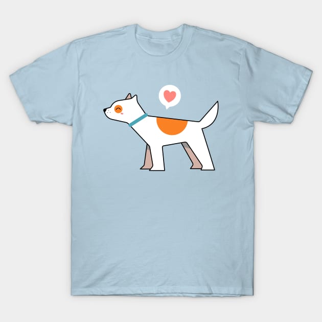 Kawaii Cute Puppy Dog T-Shirt by happinessinatee